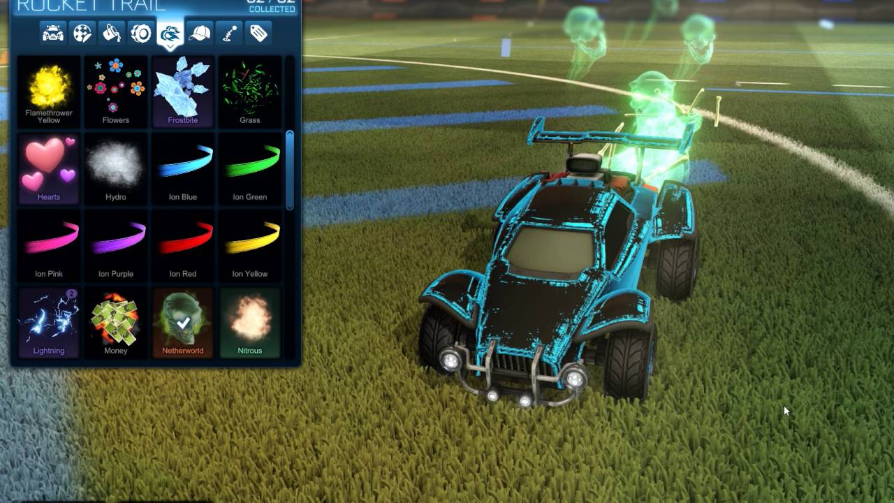 rocket league halloween 2016 rocket trail youtube