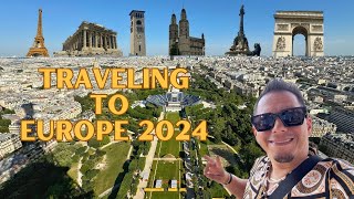 Traveling to Europe with the family.