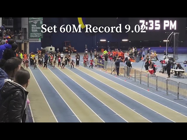 Cameron Stevenson Set 60M Record For 8 and Under At The 31st NAU Indoor Classic 9.02 !!!!!! class=