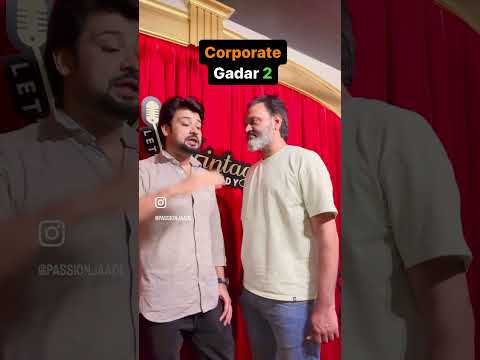 Corporate Gadar 2 #shorts #gadar2 #comedy #corporatelife #corporate