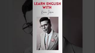 Learn English with Karan Johar #shorts
