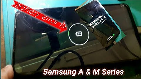 Battery error Problem Solution | Samsung A60 Battery error Problem Solution | Not Charging