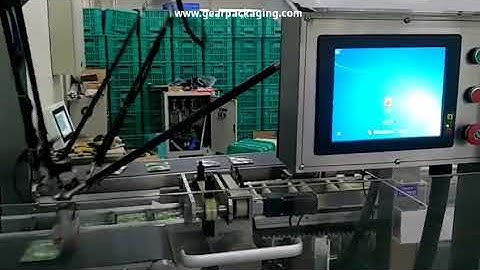 Spider type robot hands high speed bag sorting picking feeding for cartoning machine encasing line