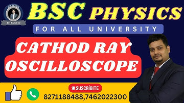 CATHOD RAY OSCILLOSCOPE || CRO||| BSC PHYSICS|