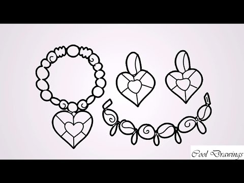 How to draw Jewellery | Coloring Pages | Drawing For Kids - YouTube