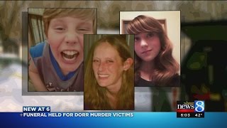 Murdered mom and kids honored at funeral