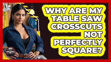 Why Are My Table Saw Crosscuts Not Perfectly Square? - ToolBench Pros