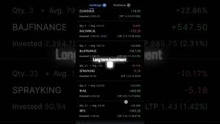 Long term investment || Investment With Me #portfolio #sharemarket