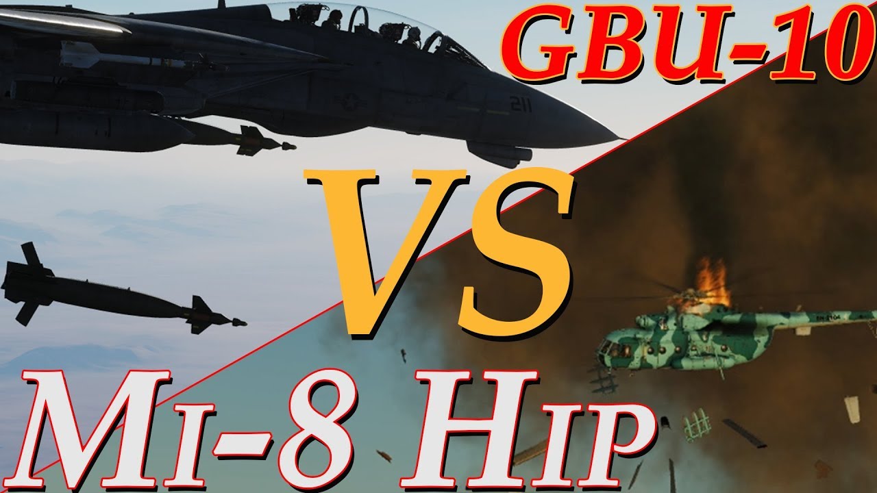 DCS: GBU-10 Vs Mi-8 Hip | Can you Hit a Hovering Helicopter with an LGB