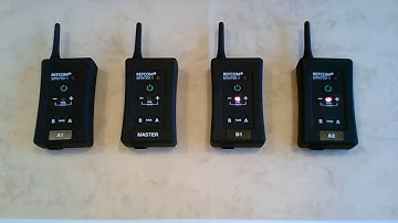 Instructions for starting up a REFCOM 4 set