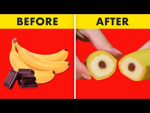 15 DELICIOUS Chocolate and Banana Hacks You MUST Try