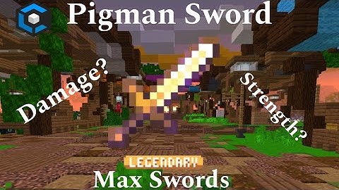 I Buy Max Pigman Sword In Craftersmc Skyblock