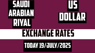 1 Saudi Riyal To Us Dollar Currency Exchange Rates Today Sar To Usd America 19 July 2025