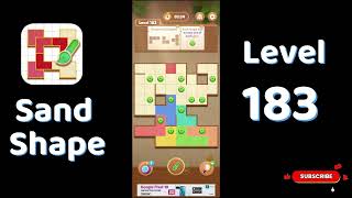Sand Shape Level 183 Gameplay Walkthrough | Go Answer