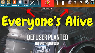 Planting During a 5v5 in Rainbow Six Siege X