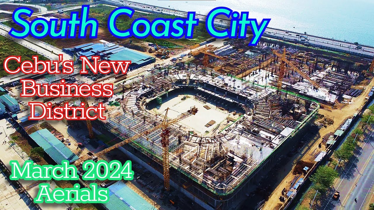 SM and Ayala's South Coast City - March 2024 Aerial View | Cebu ...