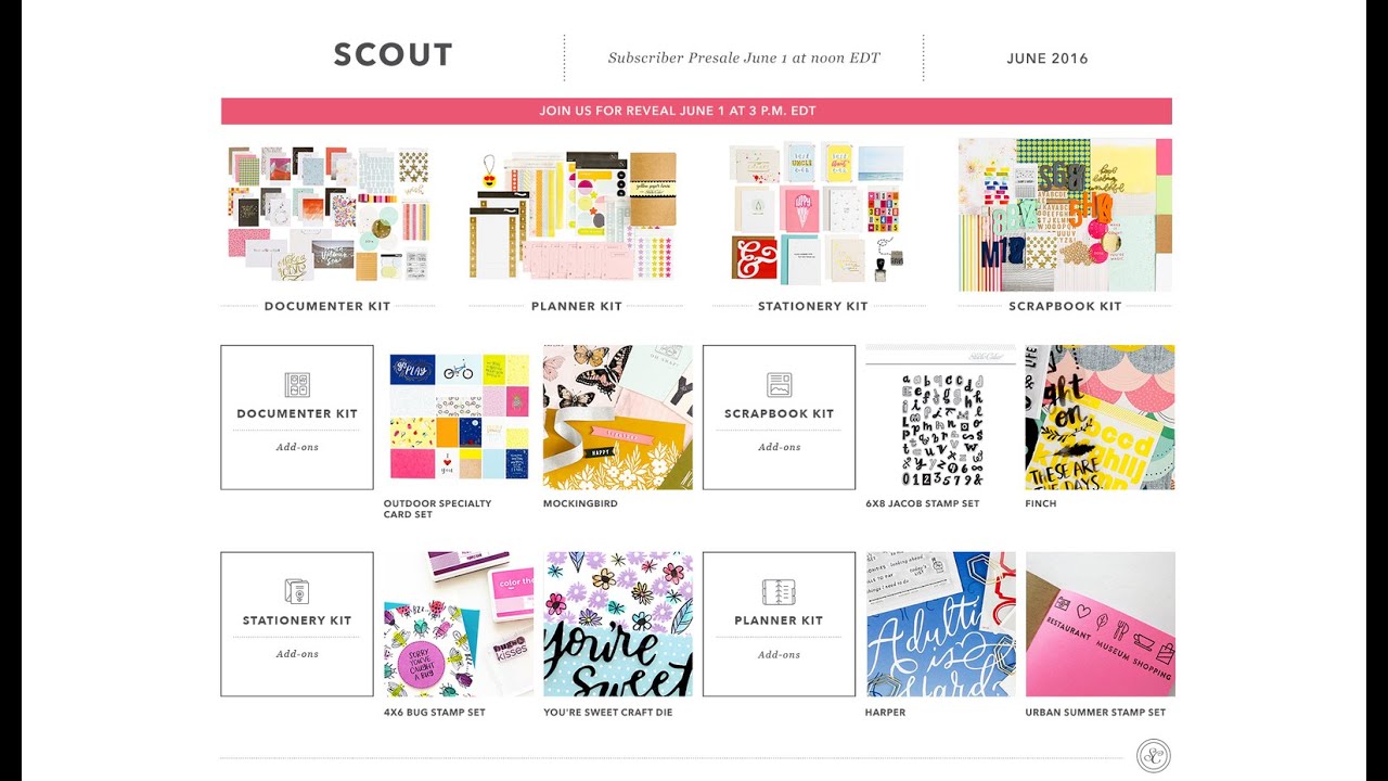 Studio Calico's June Scout reveal - as told by The Trophy Husband