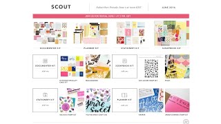 Studio Calicos June Scout reveal - as told by The Trophy Husband