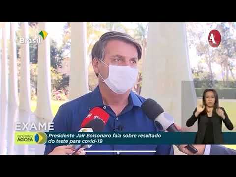 Bolsonaro informa en televisión que dio positivo a Covid-19