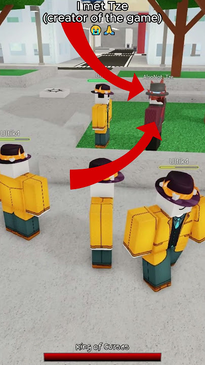 I CANT BELIEVE IT I MET TZE! #jujutsukaisen #tsb #roblox #jujutsukaisenroblox #fypシ゚viral