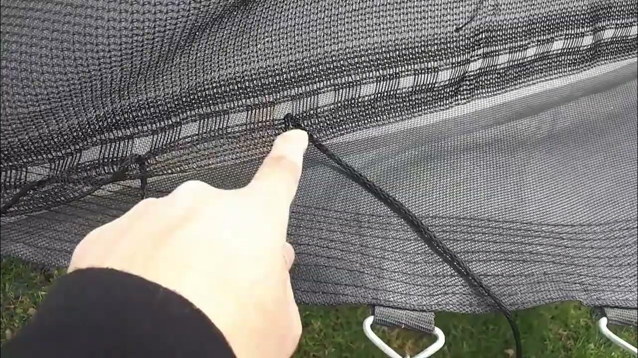 How to Sew trampoline net? YouTube