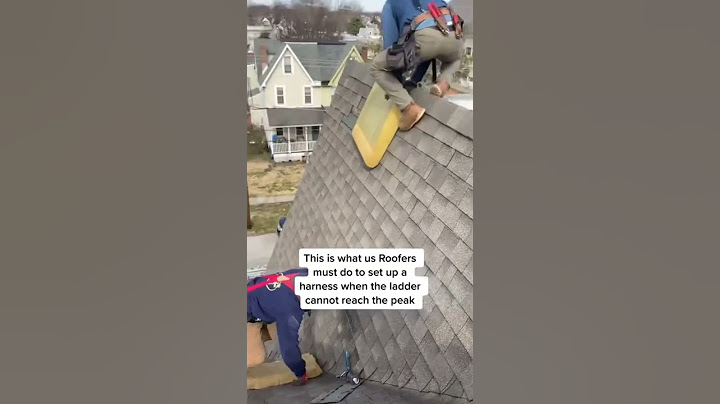 This Is What Roofers Do When The Ladder Is Too Short…
