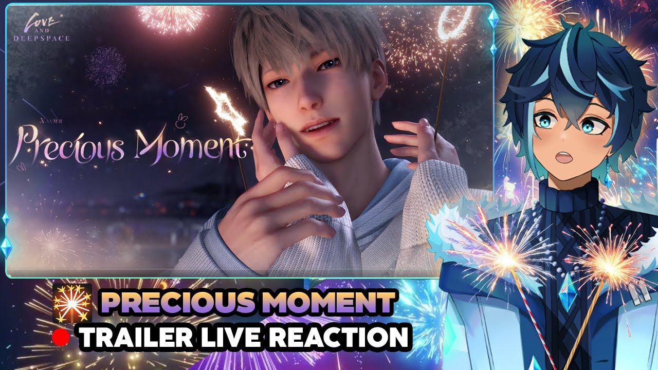 🎆 Niyeko Reacts to Xavier: Precious Moment Trailer | Love and Deepspace 🐰