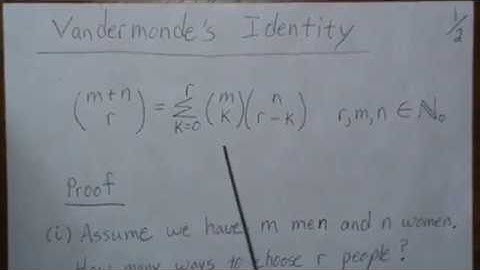 Vandermonde