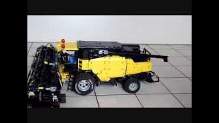Moissoneuse-Batteuse Lego Technic- New Holland Cr9090 Macdon D65-Lego Technic Combine Harvester