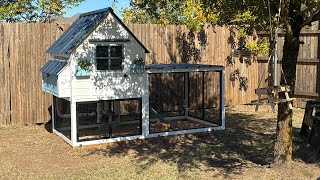 Check out the new coop! Producer’s Pride Villa Chicken Coop All Modifications We Made🐓🥚#fyp