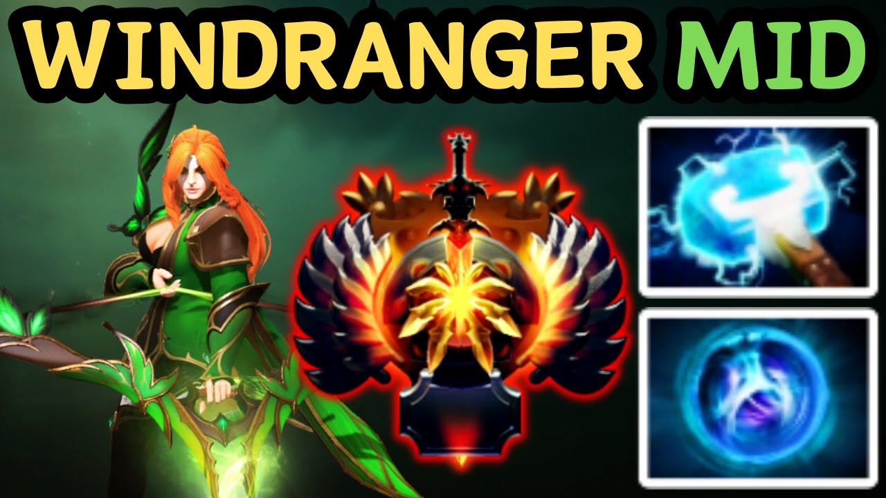 🔥 WINDRANGER MID JUST CLICKED HEADS ALL GAME | DOTA 2 🔥