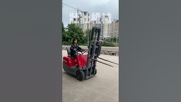 Sheng machinery electric forklift loading and unloading artifact. #forkliftservice #forkliftoperator