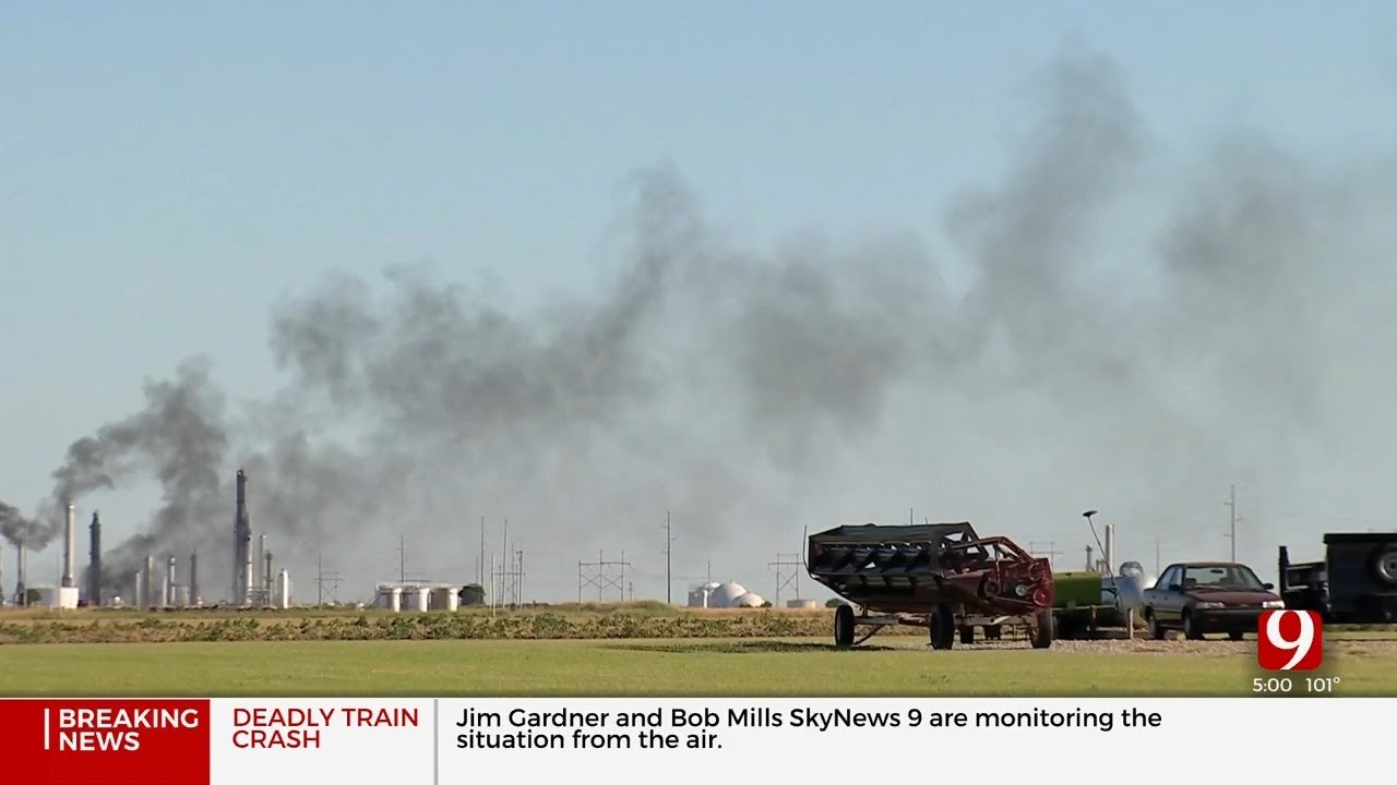 Medford ONEOK Natural Gas Plant Fire Displaces Residents YouTube