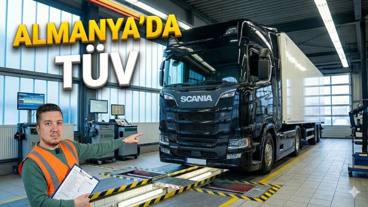 TIR’ı TÜV’e Götürdüm! Almanya’da Muayene Nasıl Yapılıyor? Tüm Detaylar Bu Videoda