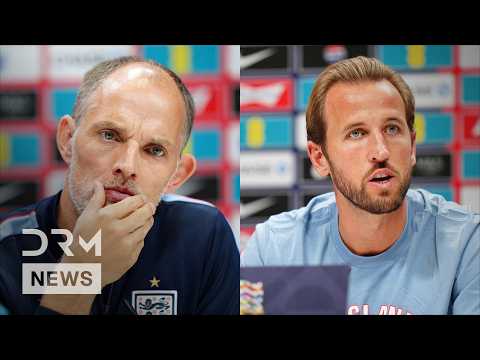 England Manager Thomas Tuchel and Captain Harry Kane Face Media Ahead of Spain Clash | AD1G