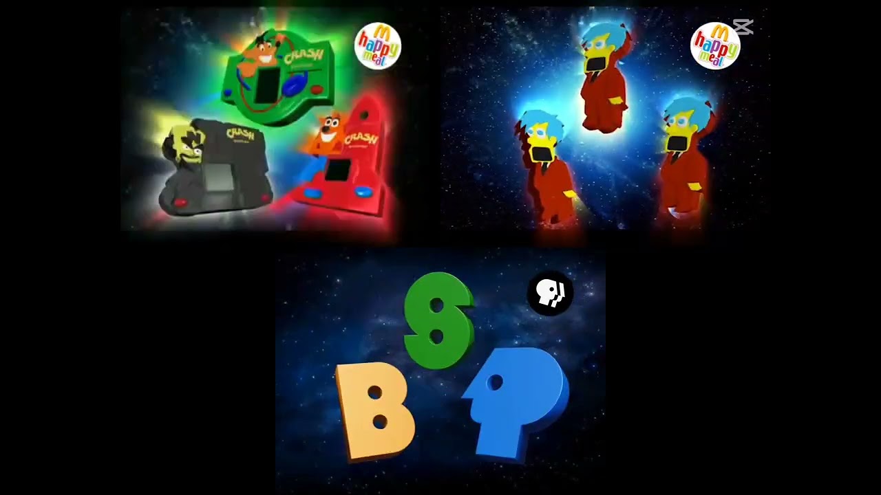 PBS,My Dinganling, Crash Bandicoot MacDonald's Pakistan Commercial Comparison