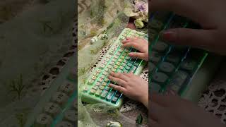 KiiBOOM Phantom 98 Lite Green; Mossy Silent Linear Switch OR Mochi Linear Switch