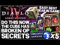 Diablo 4 New BIG OP Discovery Easy Mythics Best Gear Secret Items Full Horadric Cube Guide 