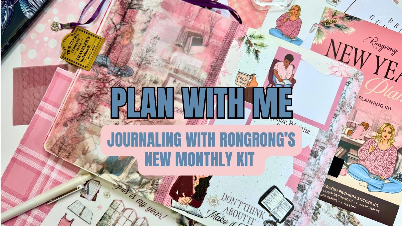 Планируйте вместе со мной ✨ Что я создала с помощью ежемесячного набора Rongrong