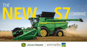 In-field demo! The all-new John Deere S7 Combine
