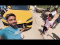 Hamare shuklaganj me Lamborghini car aagai 😯#lamborghini #viral #sports #ferrari 