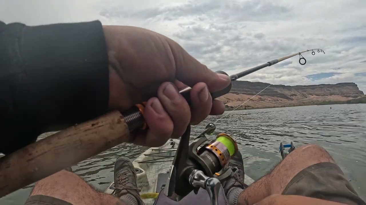 out on the water doing some bass fishing