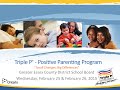 Triple P - Positive Parenting Program