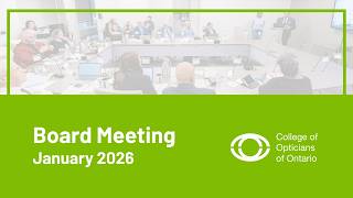 January 2026, Board Meeting