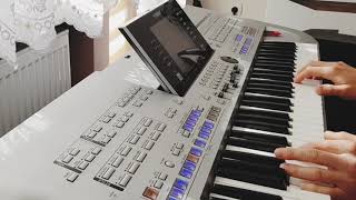Video thumbnail of "elvis presley can't help falling in love Yamaha Tyros 4"