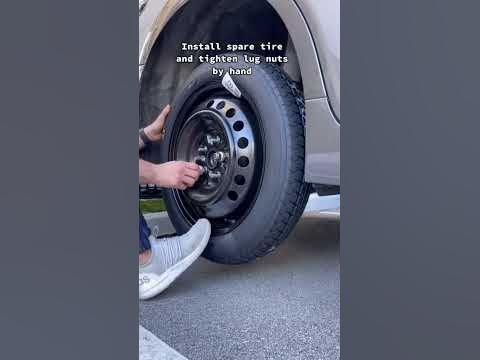 How to install a spare tire! - YouTube