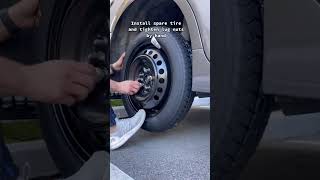 How to install a spare tire!