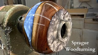 Woodturning - The Titanium Sky