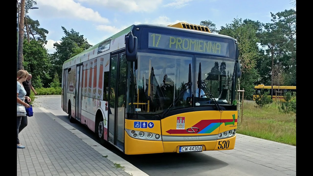 Solaris Urbino 12 III #530 MPK Włocławek linia 17 kierunek Dębowa
