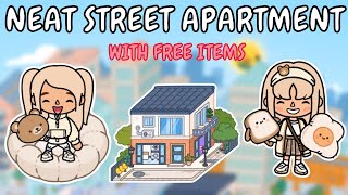 Neat Street 🐻🧽 Apartment Makeover With Free Items ✨ Toca Boca House Ideas 😍 TOCA GIRLZ